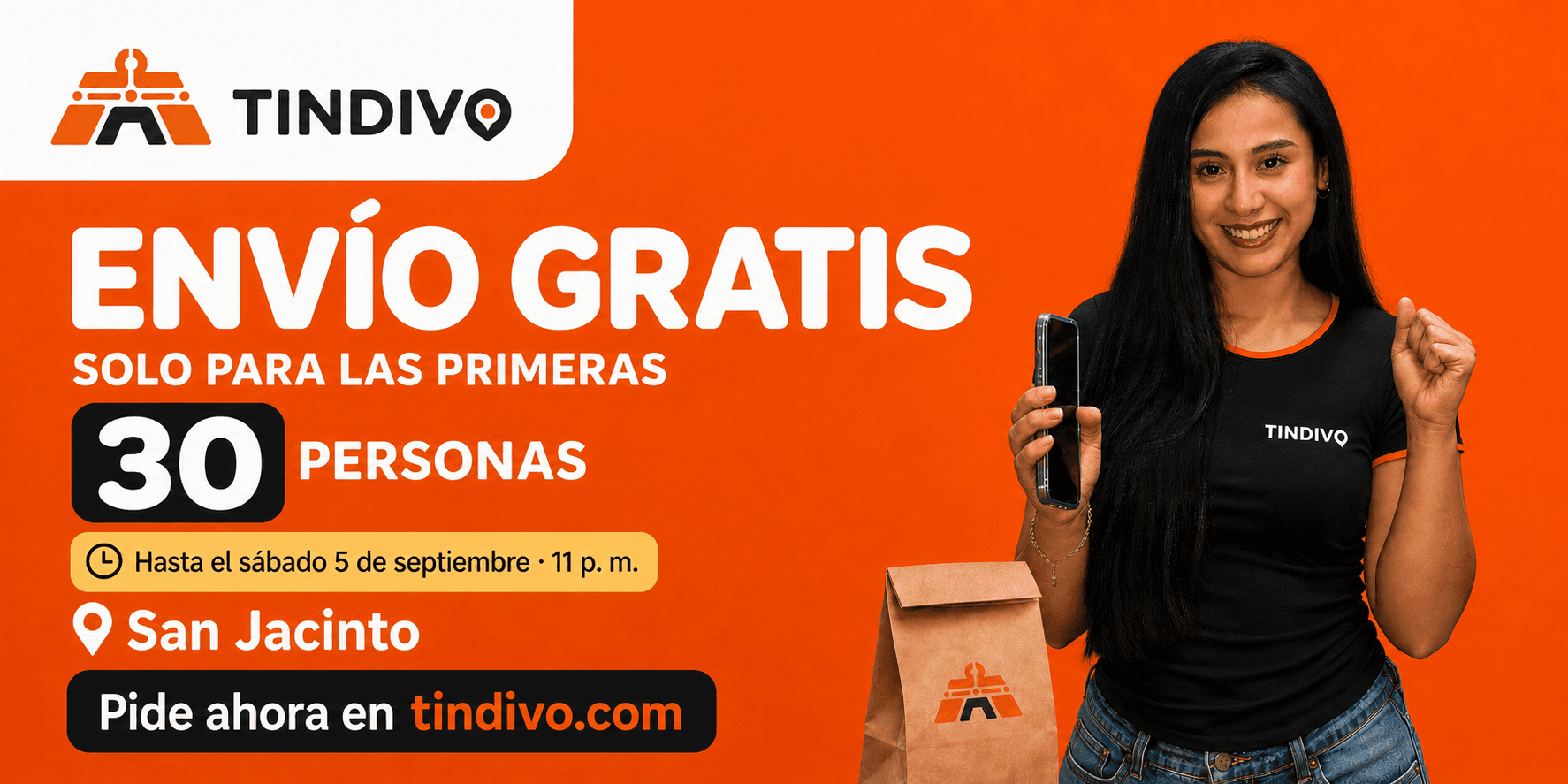 Envío gratis · Solo para las primeras 30 personas